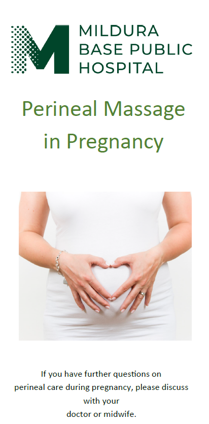 Perineal Massage Patient Brochure